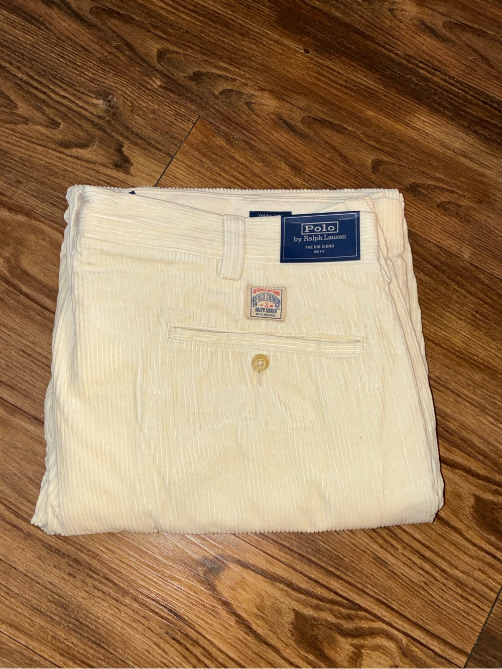 Polo Ralph Lauren The Big Fit Off-White Corduroy Pants